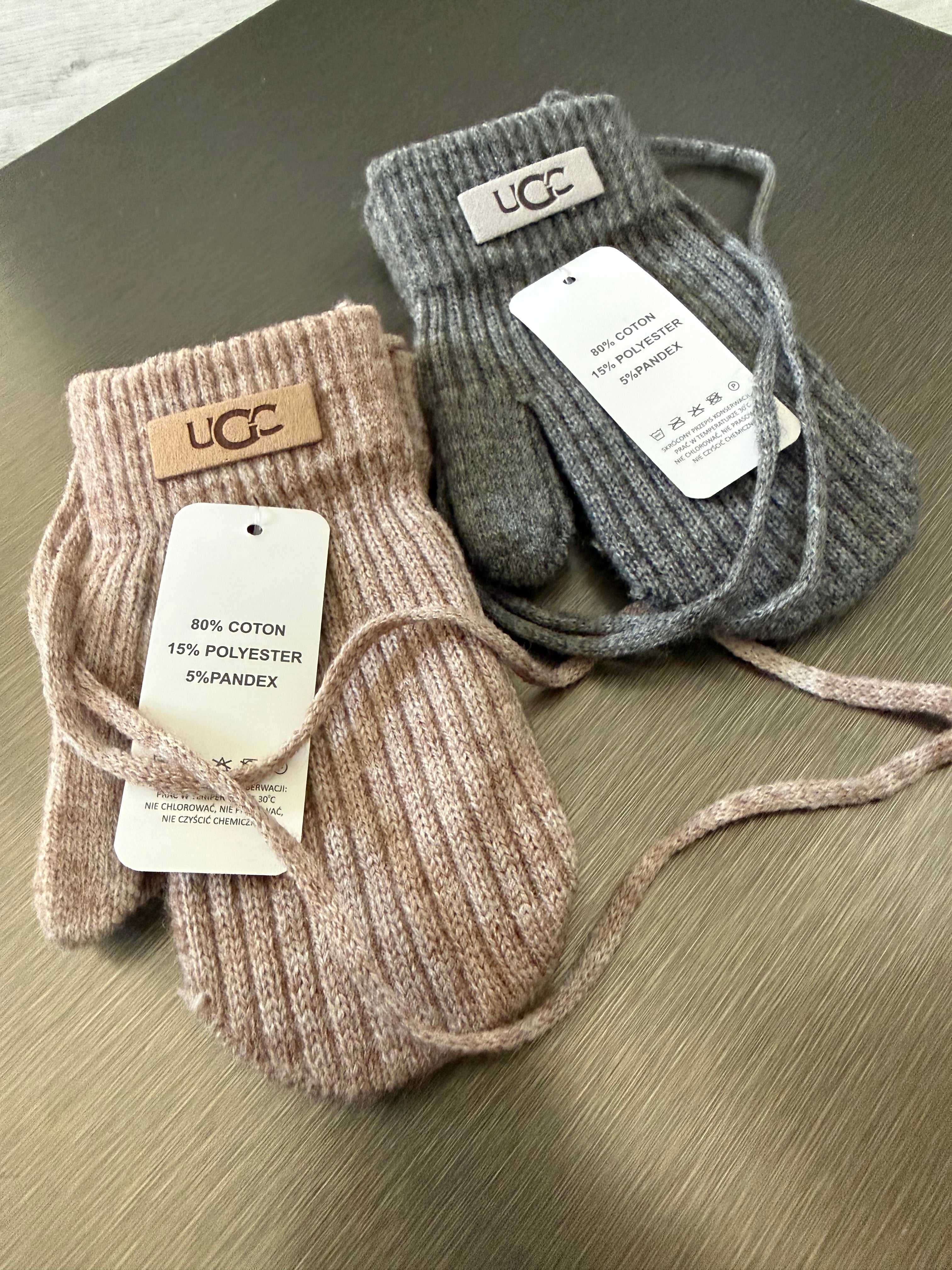 Medvilnės 80% kumštinės pirštinės 2-3metų (Pilka -Nude)