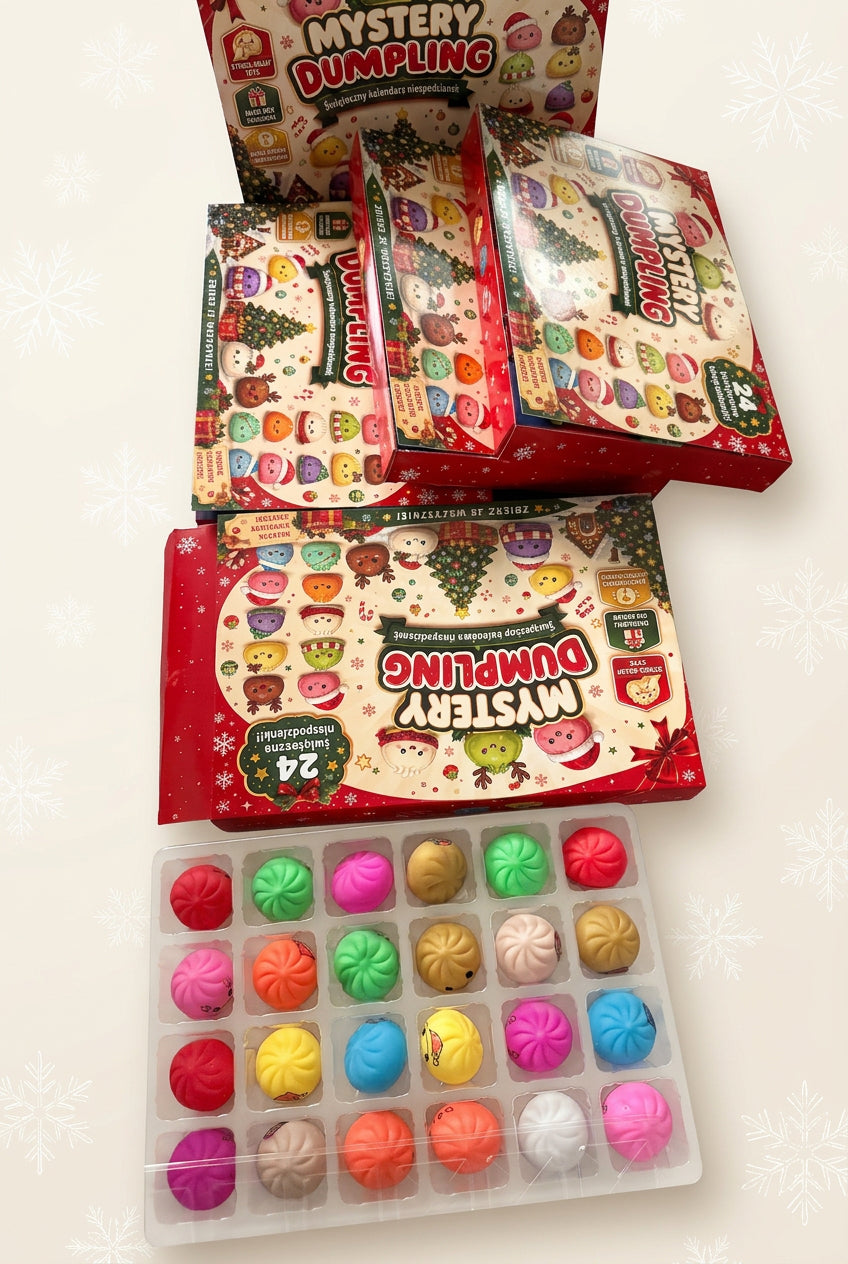 Dumpling squishy advento kalendorius – 24 koldūnai