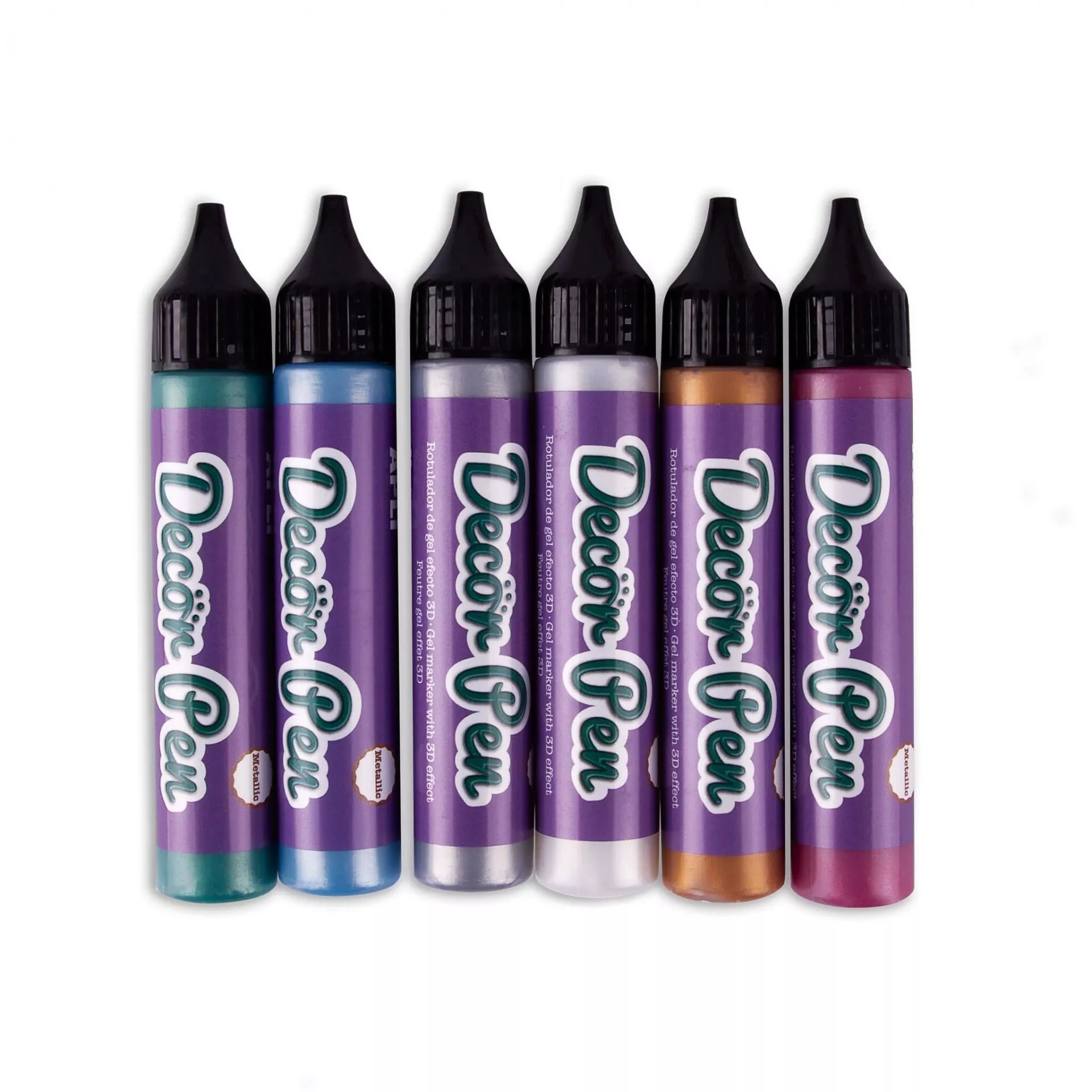Apli Kids dekoravimo rašikliai Metallic (6 vnt.)