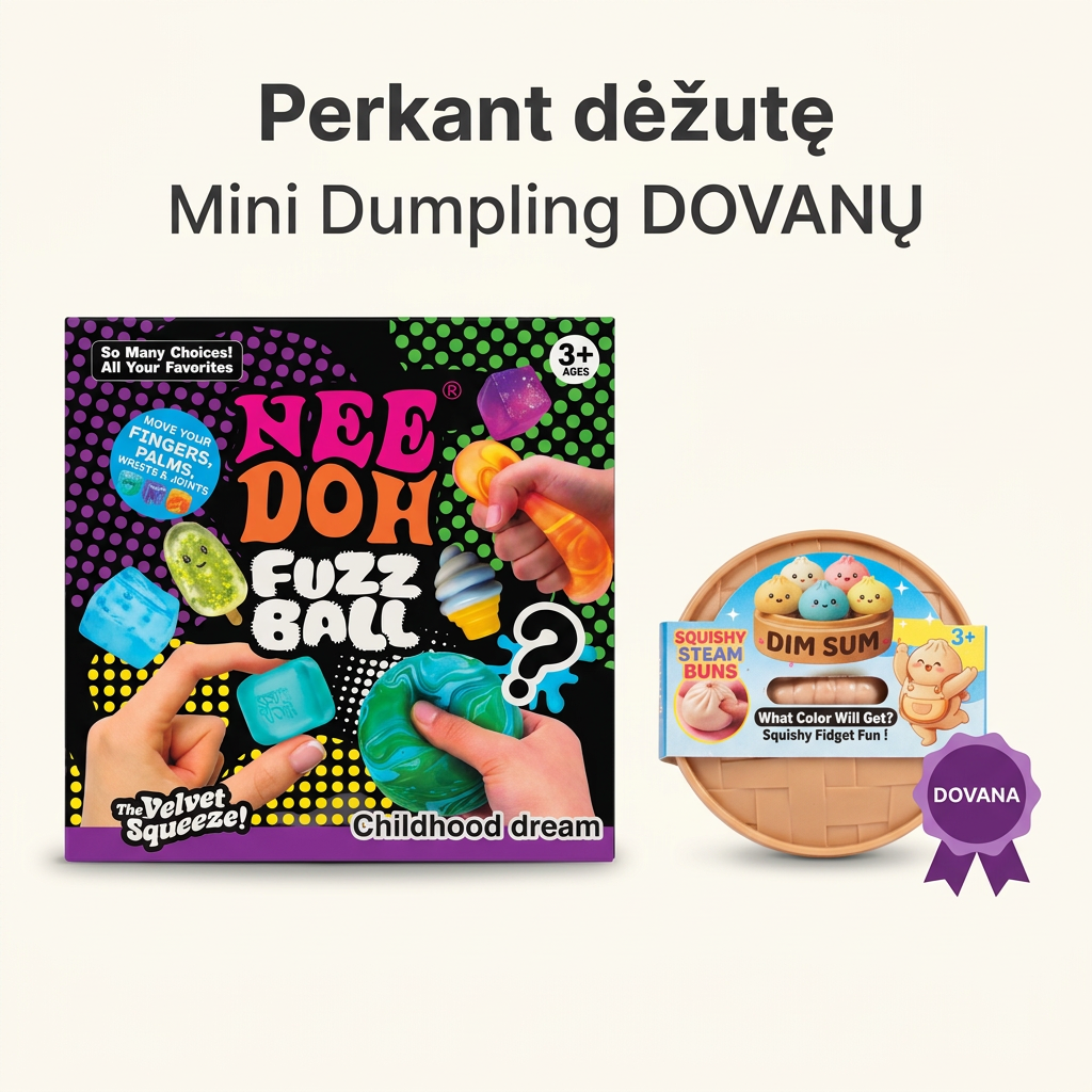 Dėžutė su Mini Dumpling dovana