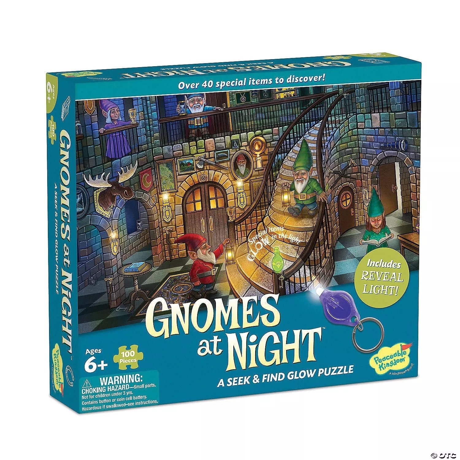 Pastabumo dėlionė „Gnomes at night“