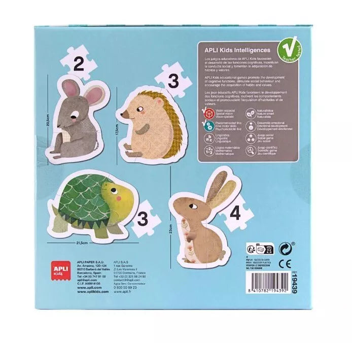 Mano pirmoji dėlionė – Gyvūnėliai