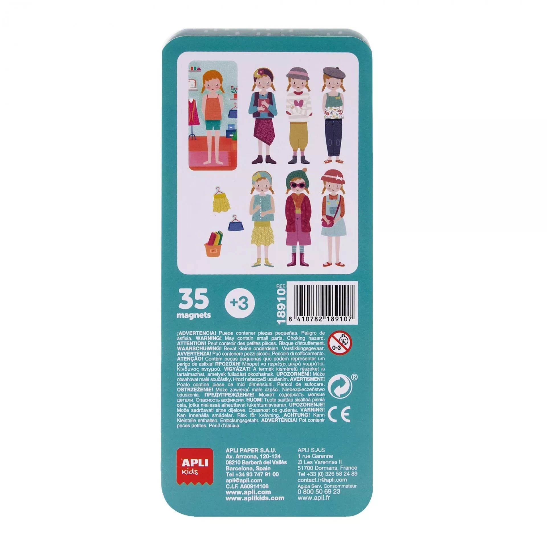 Apli Kids magnetinis žaidimas „Mada“