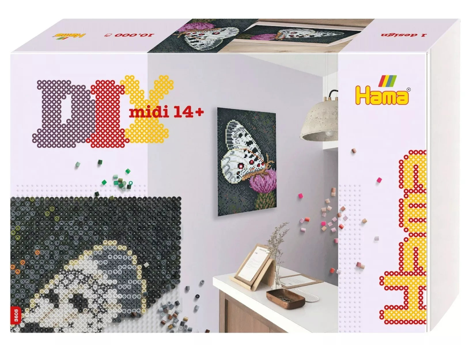 HAMA ART kūrybinis karoliukų rinkinys BUTTERFLY