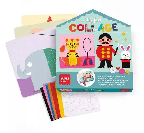 Mano pirmasis veltinio koliažų kūrybinis rinkinys