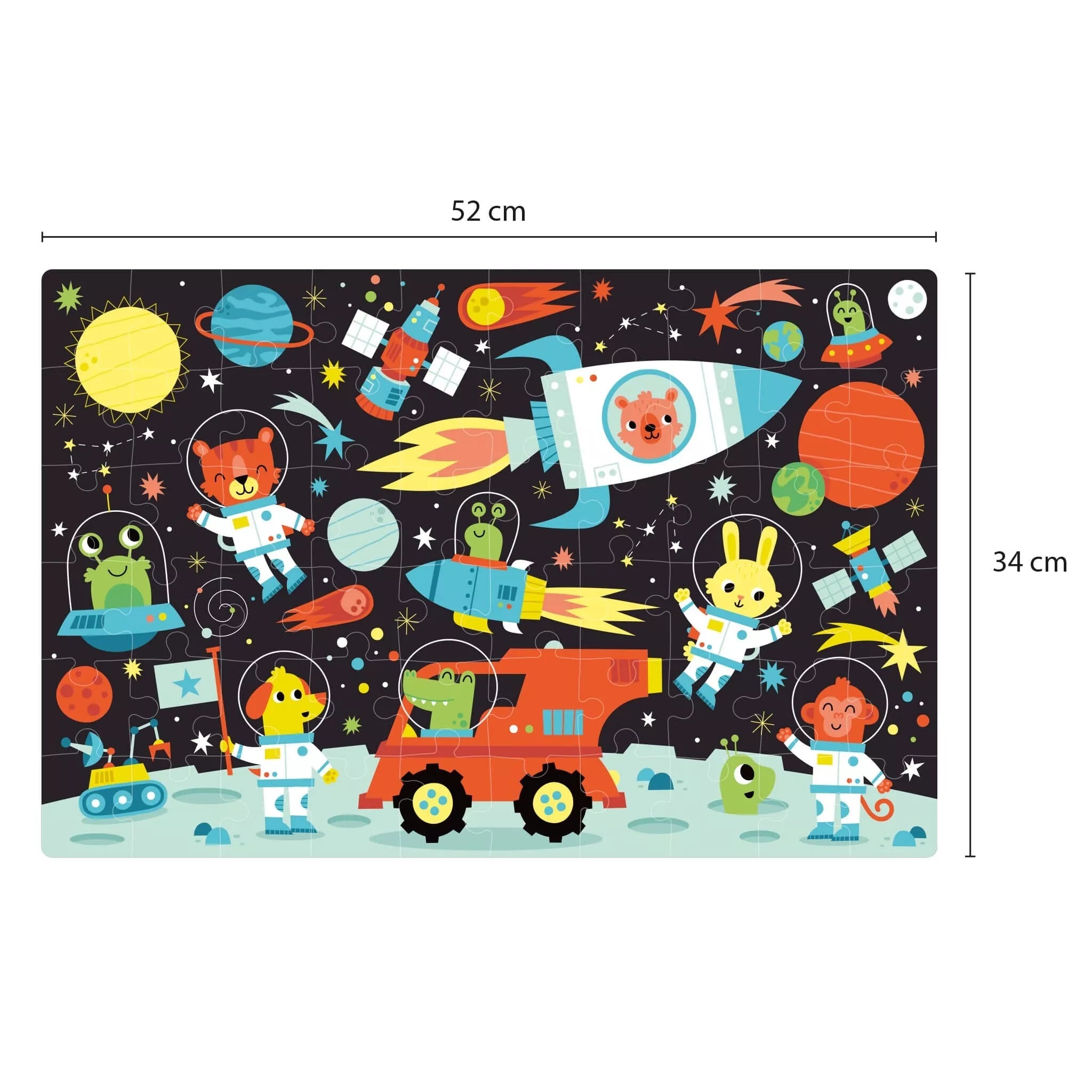 Tamsoje šviečianti dėlionė „Dark Space”