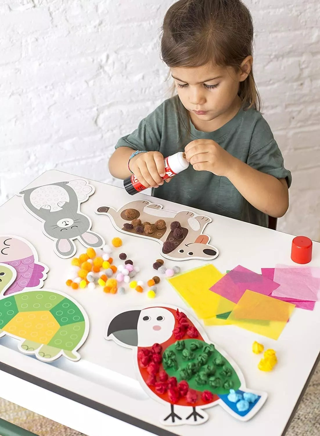 Kūrybinis rinkinys „Mano pirmasis pomponų menas”