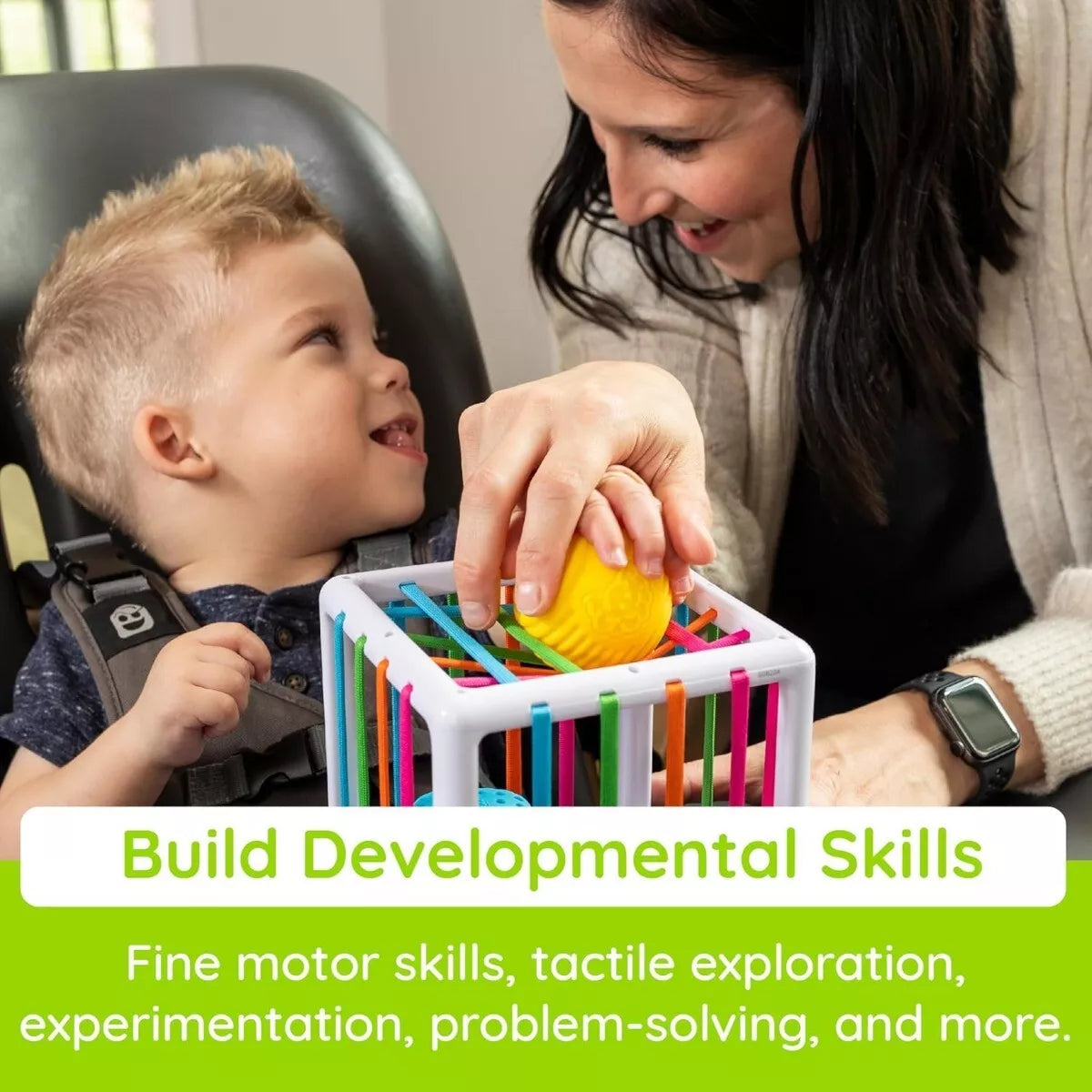 Fat Brain Toys Inovatyvus sensorinis kubas „InnyBin“