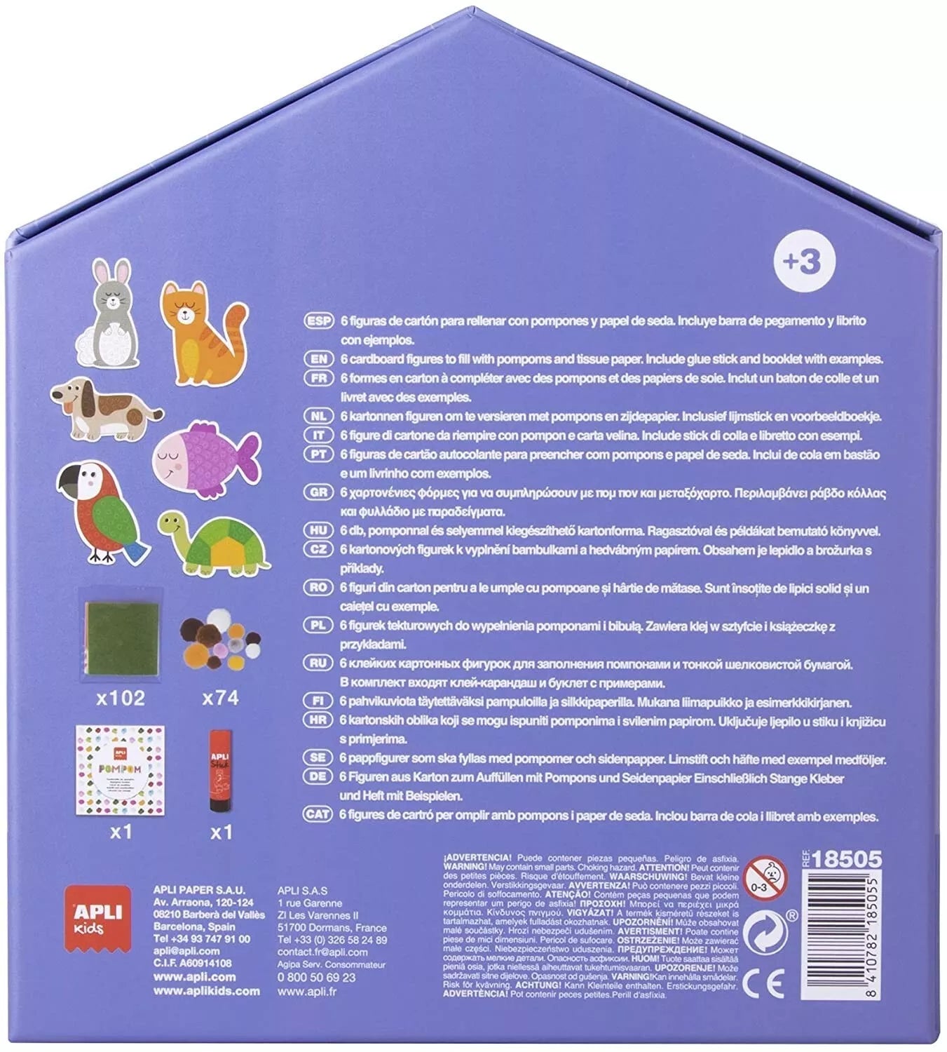 Kūrybinis rinkinys „Mano pirmasis pomponų menas”