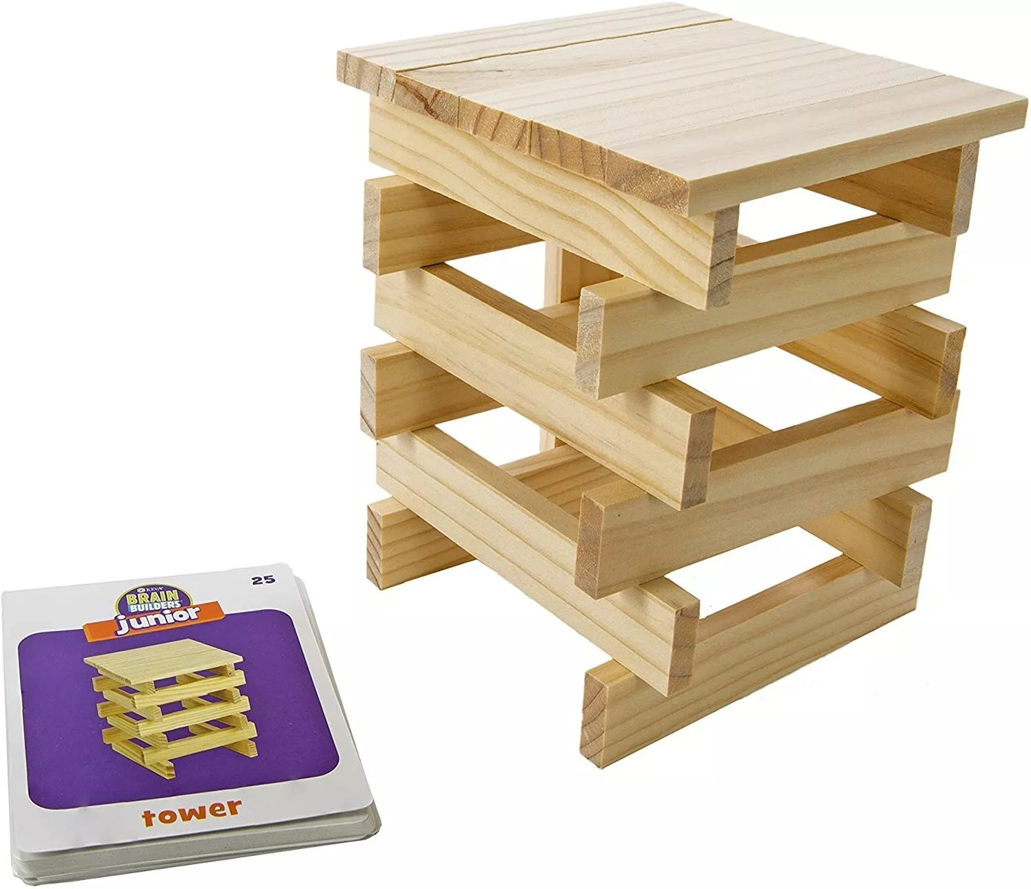 KEVA konstravimo rinkinys „Brain Builders Jr.“