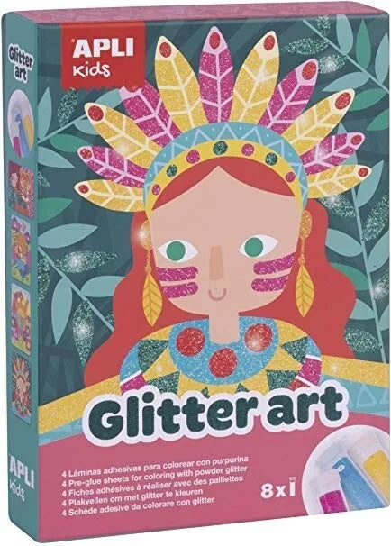 Apli Kids kūrybinis rinkinys „Glitter art”