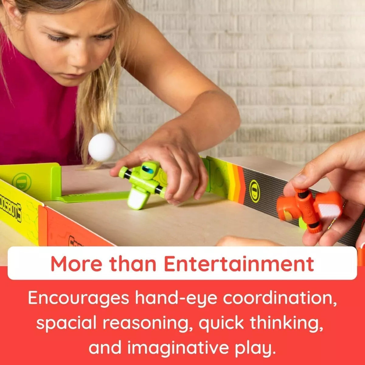 Naujos kartos stalo futbolas - Foosbots Stadium (2 žaidėjai ir stadionas)