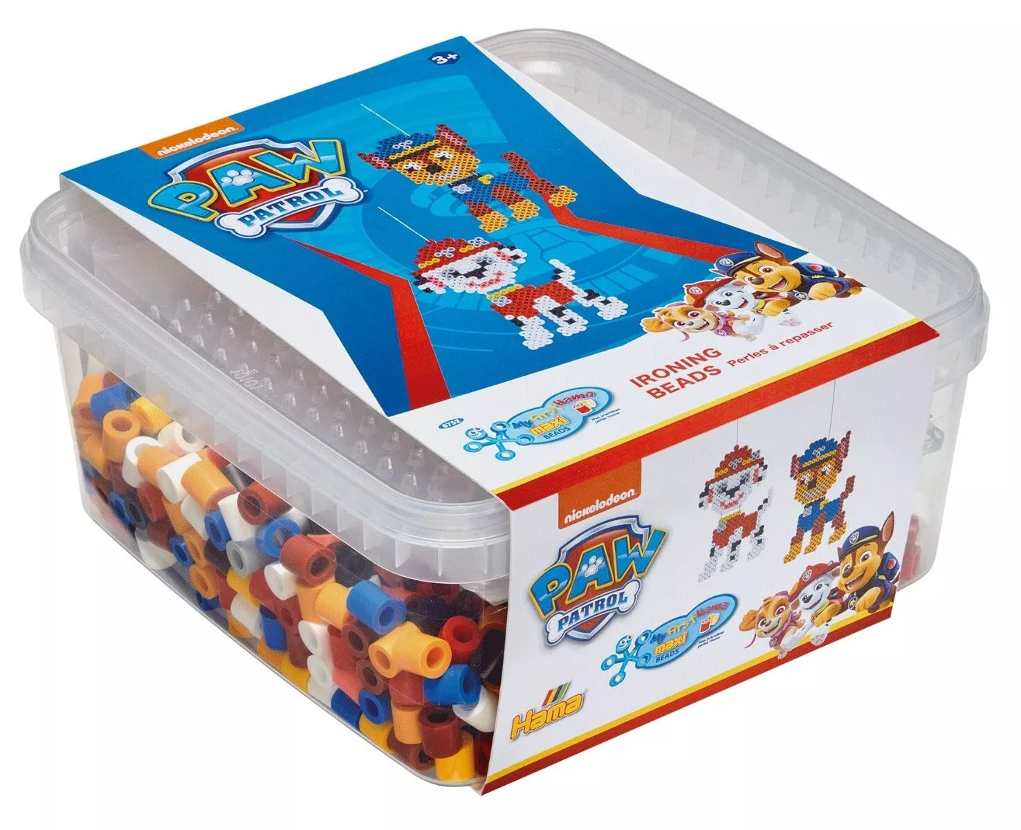 HAMA MAXI karoliukų rinkinys dėžutėje PAW PATROL