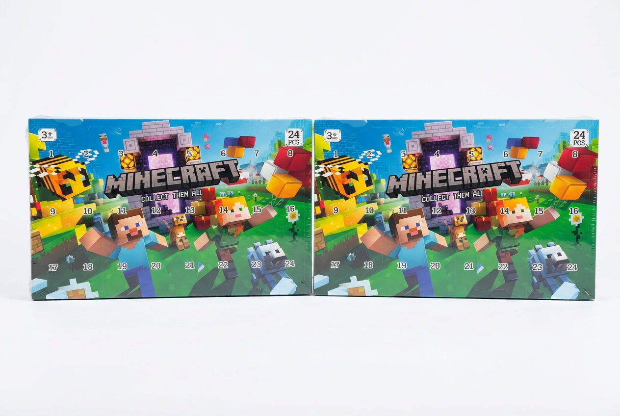Minecraft advento kalendorius su figūrėlėmis, 24 vnt.