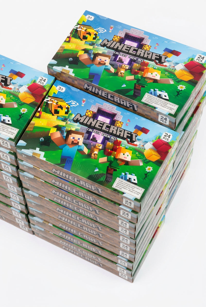 Minecraft advento kalendorius su figūrėlėmis, 24 vnt.