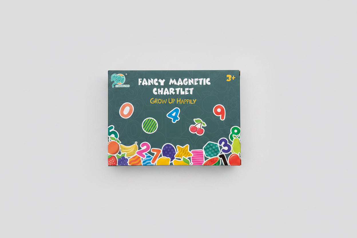 Magnetinė lenta su formomis ir skaičiais ✨