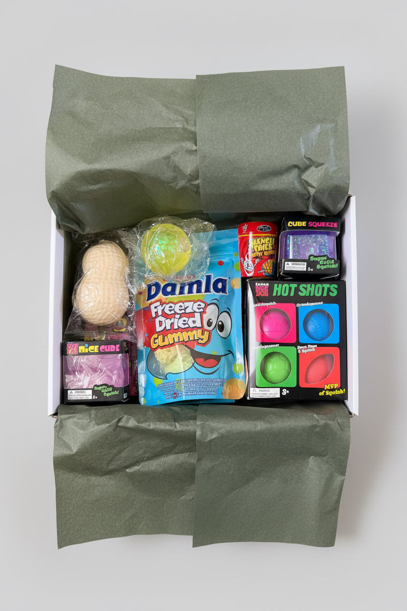 Squishy dovanų dėžutė TUTTI – antistresiniai žaislai vaikams