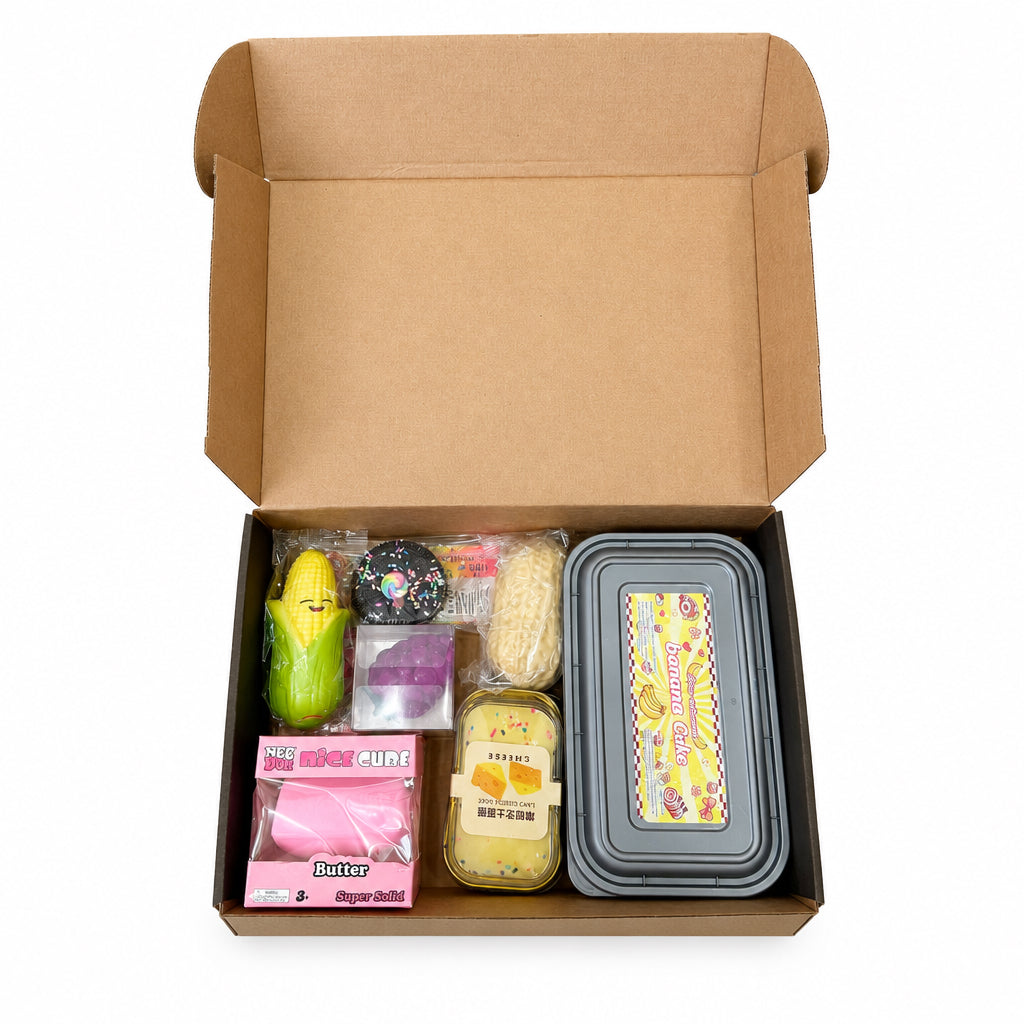 Maxi BOX: 7 squishy staigmenų dėžutė
