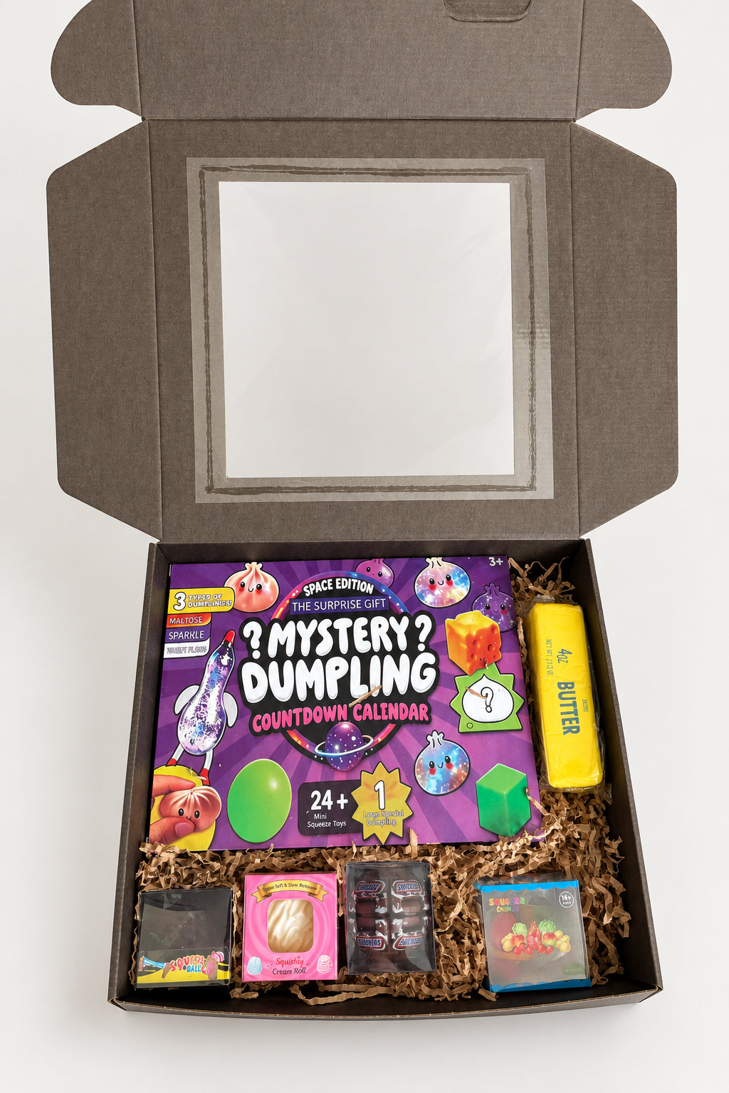 Mystery Dumpling Surprise Box – 24+1 squishy kalendorius