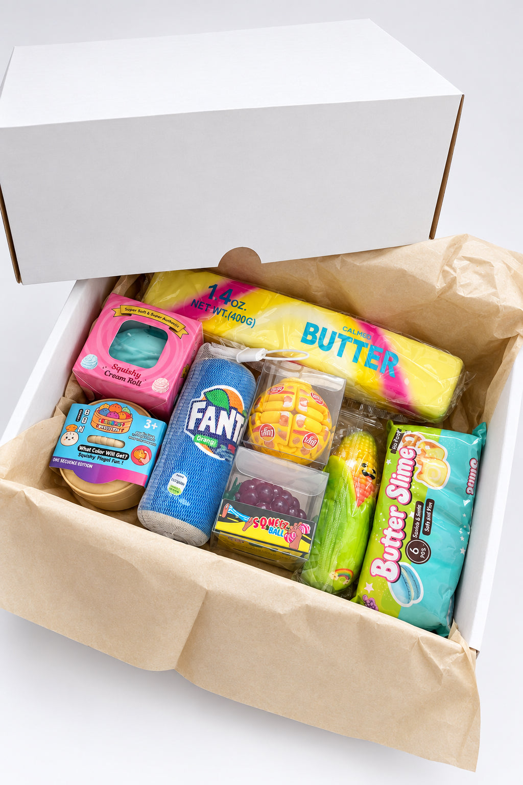 BIG #8 Squishy Mystery Box – staigmenų dėžutė
