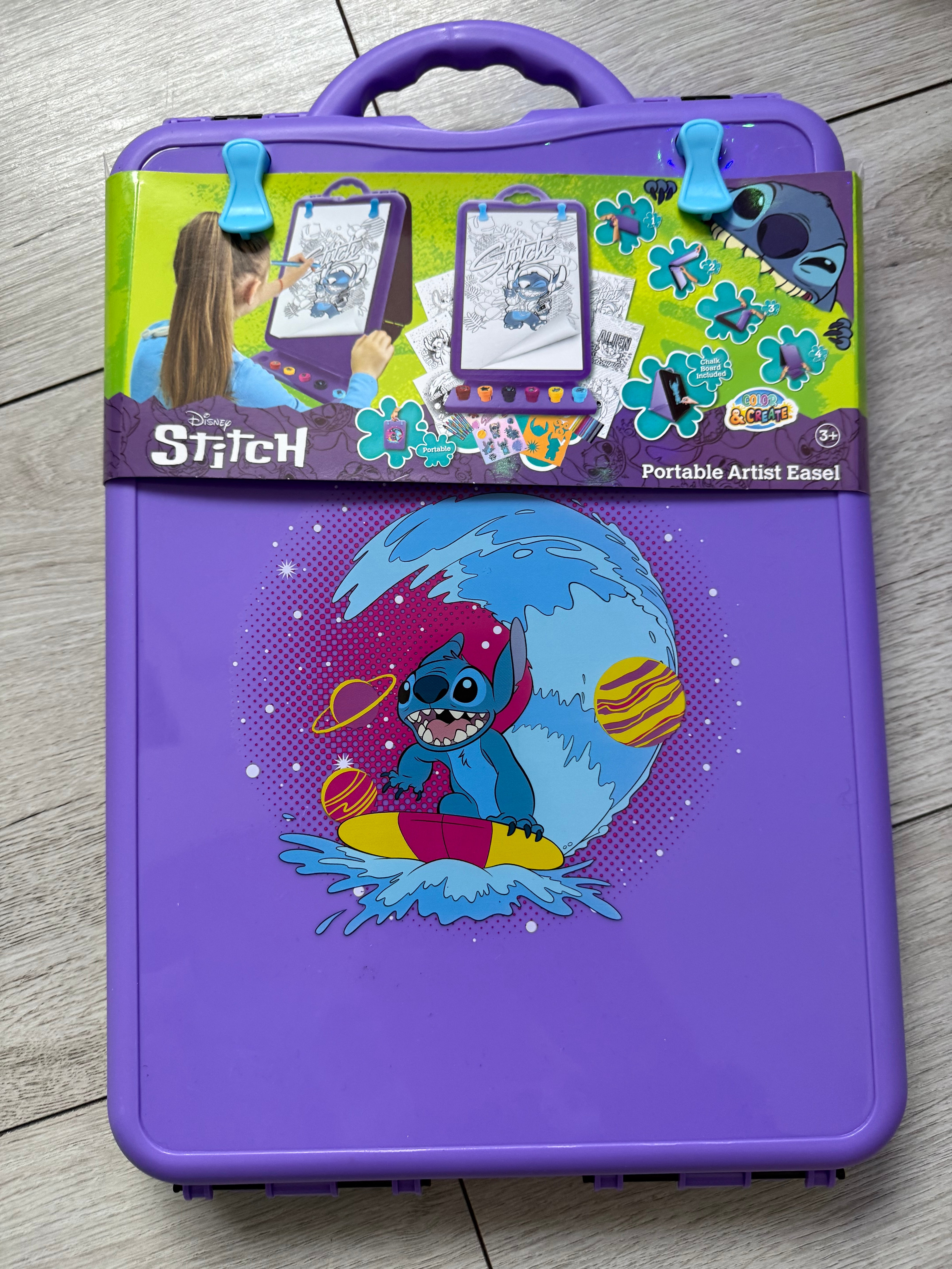 Disney Stitch nešiojamas dailininko rinkinys vaikams