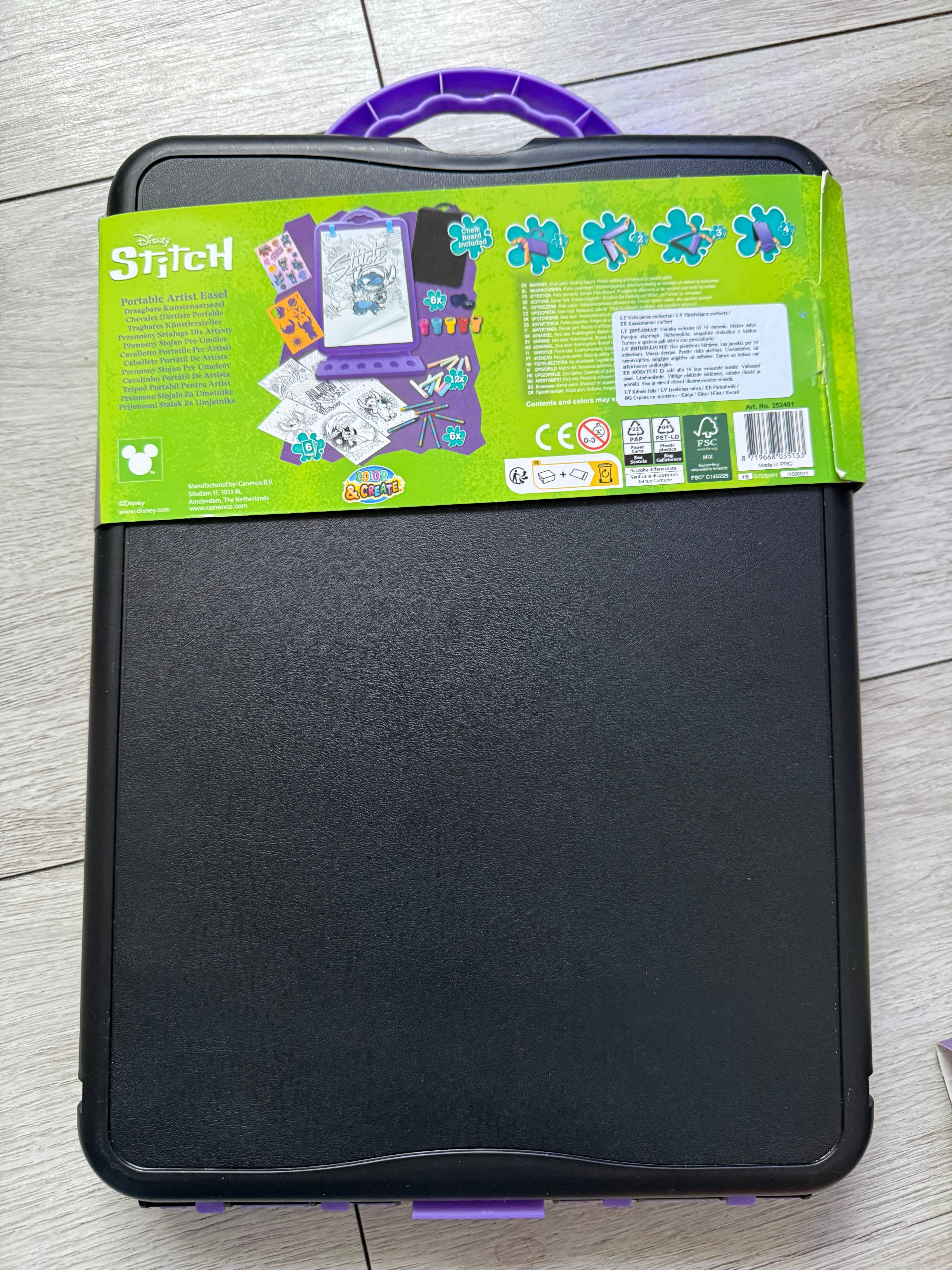 Disney Stitch nešiojamas dailininko rinkinys vaikams