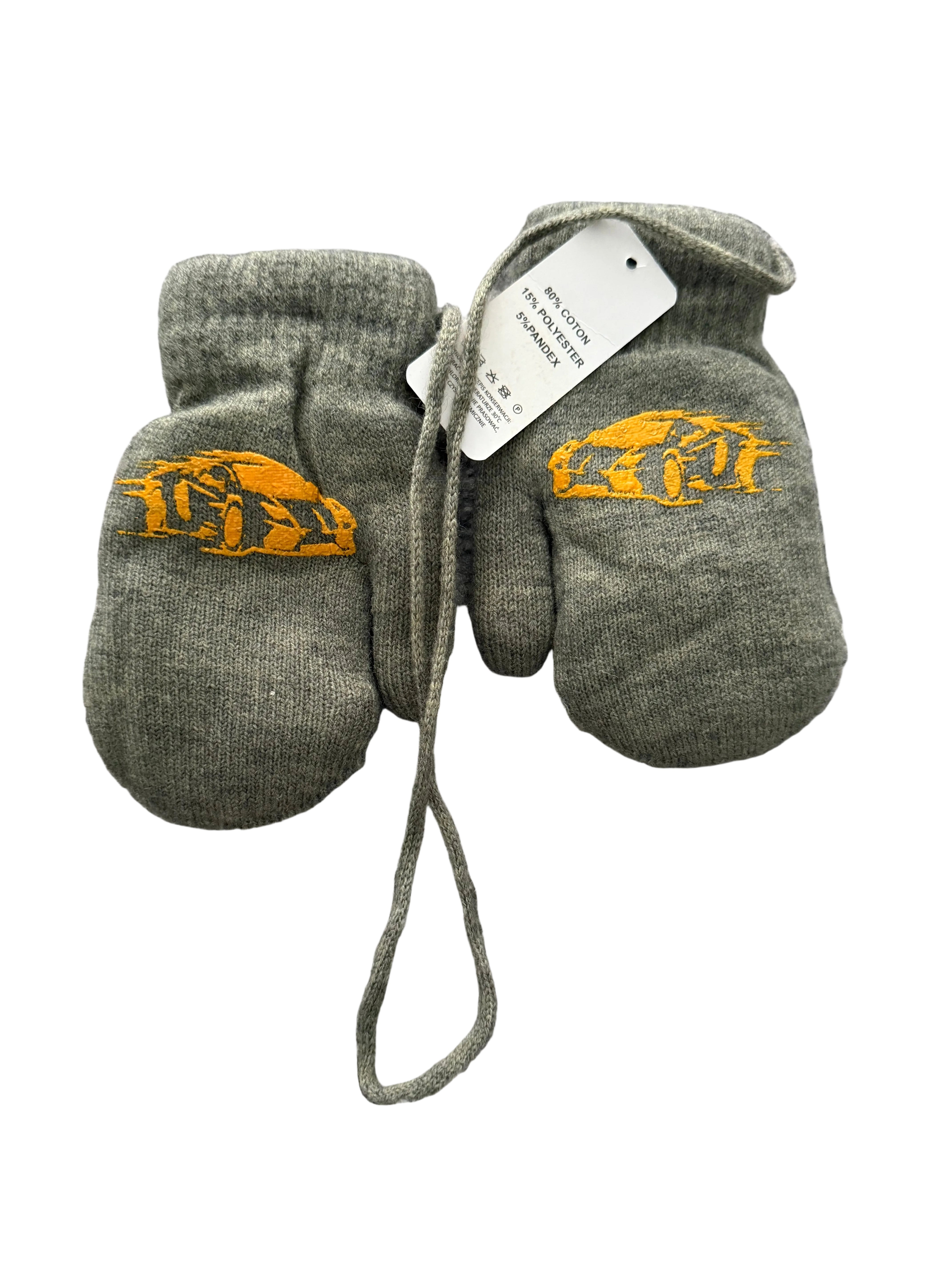 Medvilnės pirštinės su kailiu