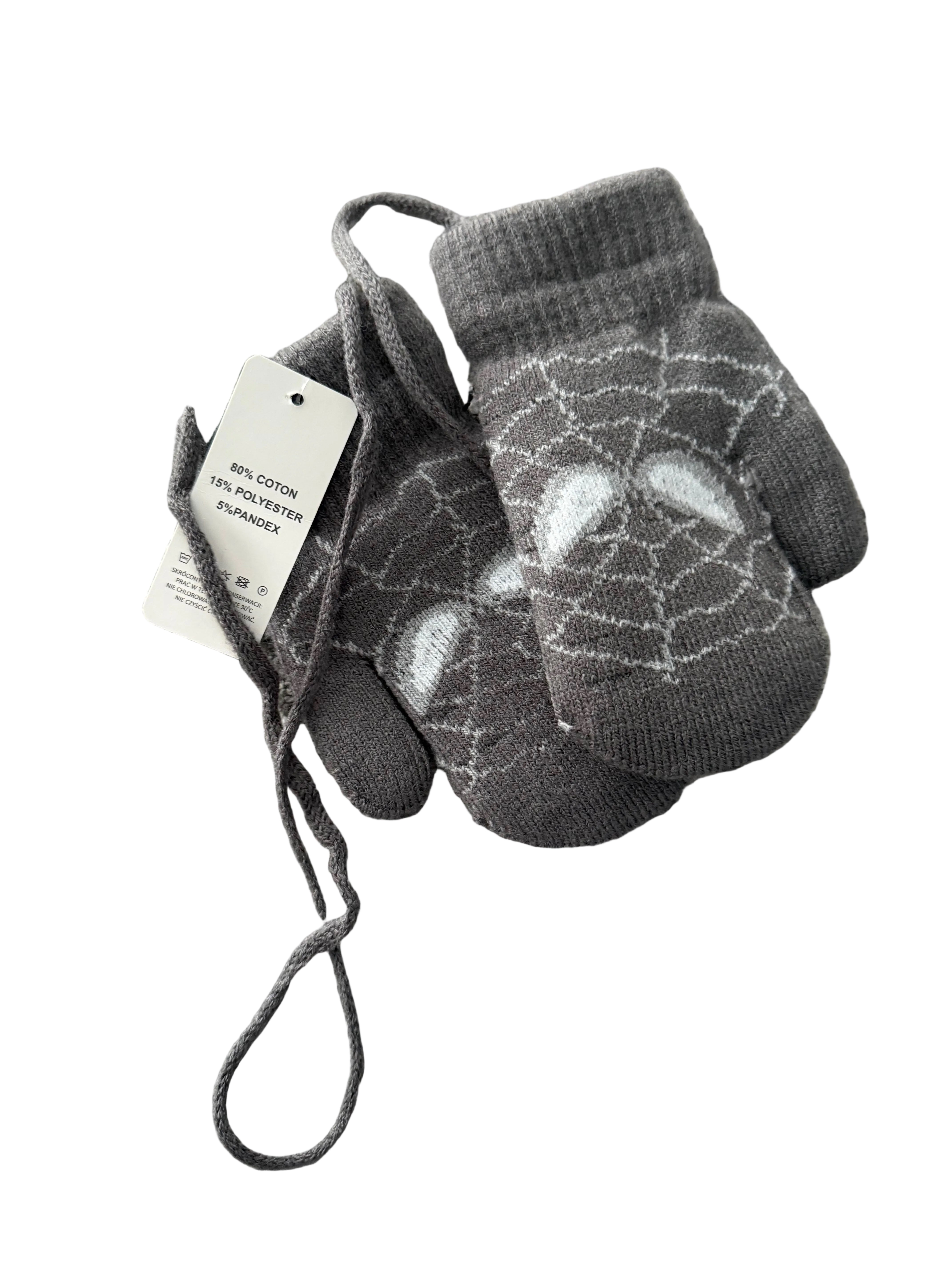 Dvisluoksnės medvilnės pirštinės