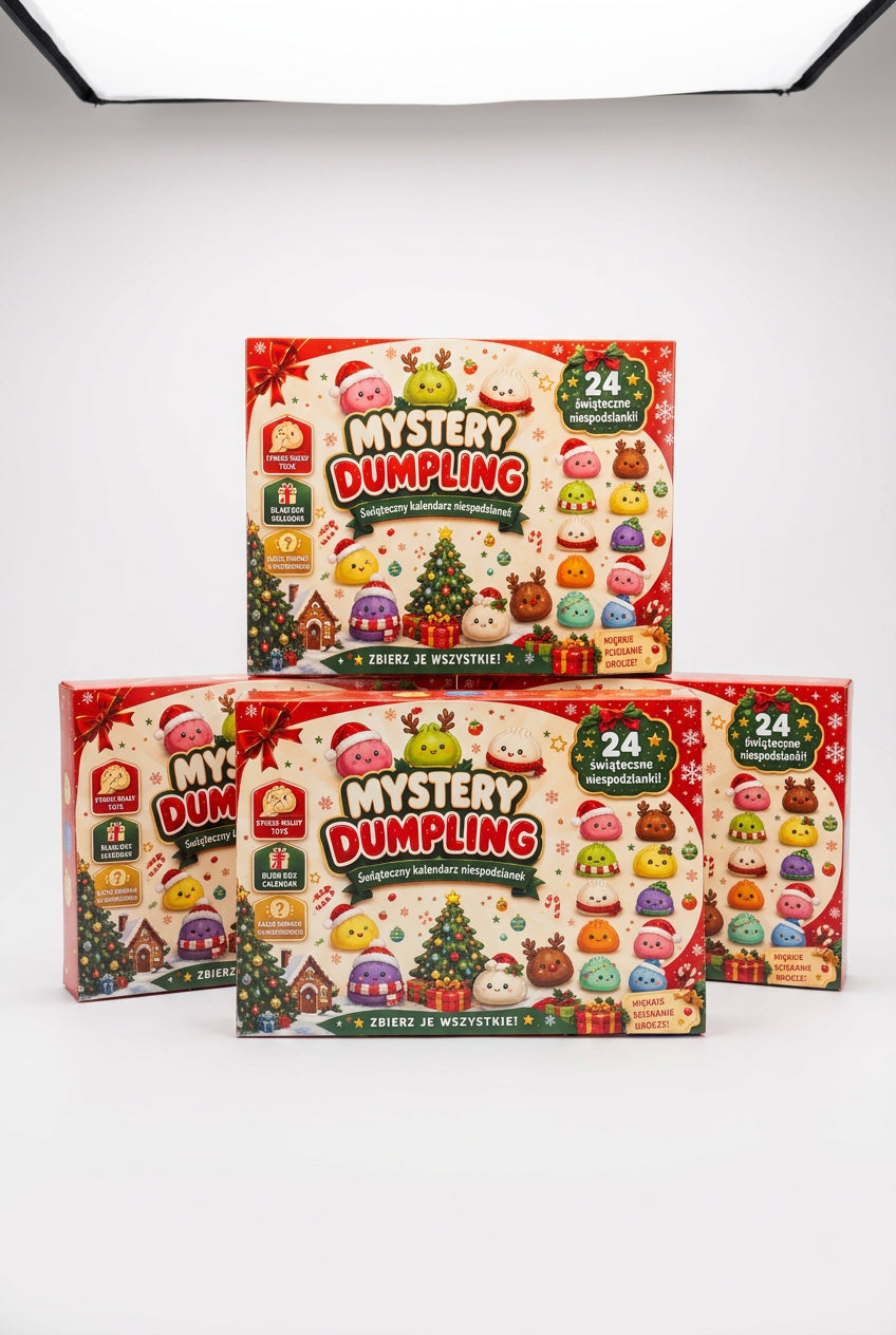 Dumpling squishy advento kalendorius – 24 koldūnai