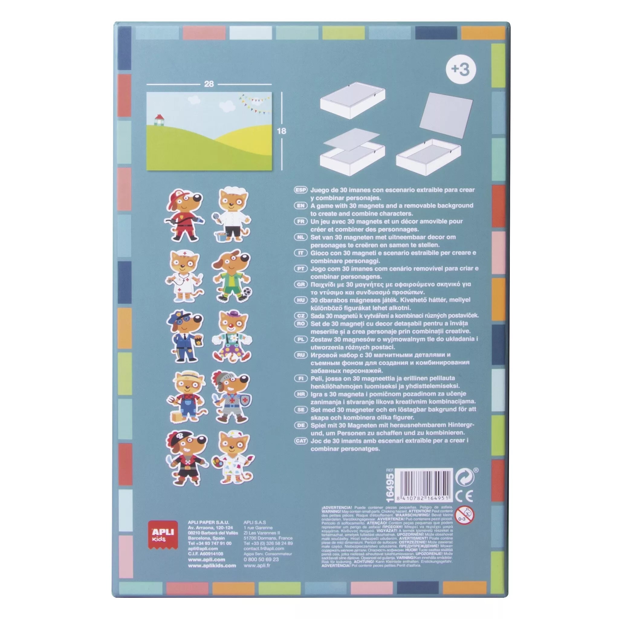 Apli Kids magnetinis žaidimas APRENK