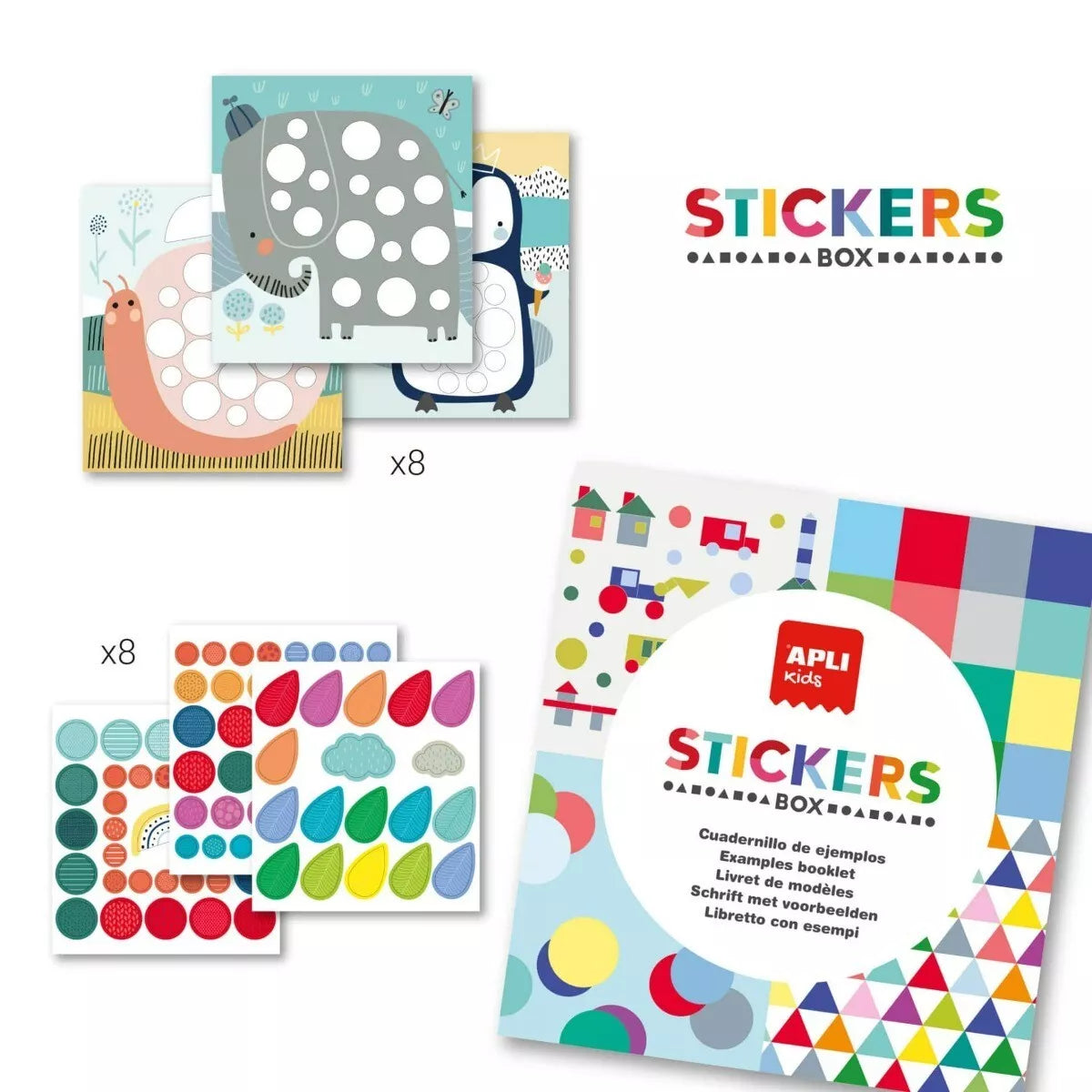 Apli Kids lipdukų žaidimas LOKYS