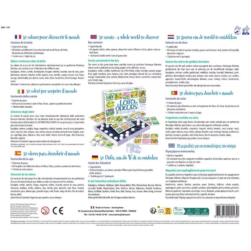 Kvapų pažinimo žaidimas - Gamtos kvapai