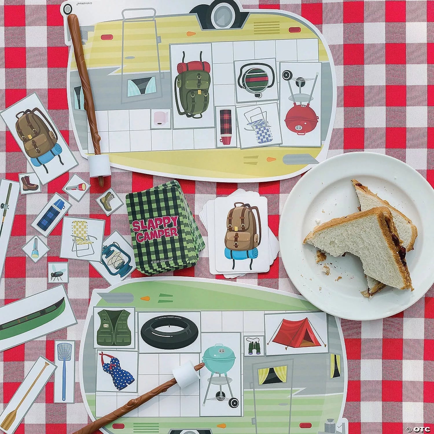 Stalo žaidimas „Slappy camper“